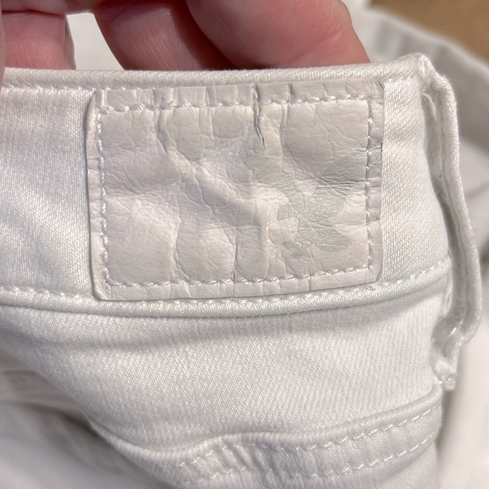 American Eagle White Flare Jeans 12L Super Stretch Mid Rise Denim AE Long
A - Picture 10 of 17